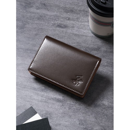 ビバリーヒルズポロクラブ カードケース 名刺入れ メンズ ブラウン BEVERLY HILLS POLO CLUB BHG-M1007 ダークブラウン/ブラウン