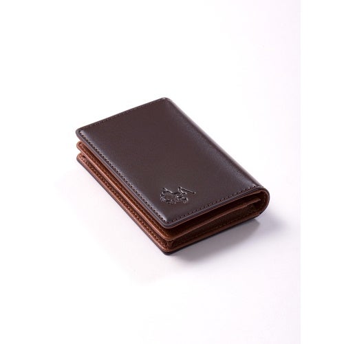 ビバリーヒルズポロクラブ カードケース 名刺入れ メンズ ブラウン BEVERLY HILLS POLO CLUB BHG-M1007 ダークブラウン/ブラウン