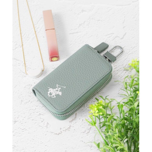 ビバリーヒルズポロクラブ キーケース レディース ブルー BEVERLY HILLS POLO CLUB BHG-L1005 サックスブルー