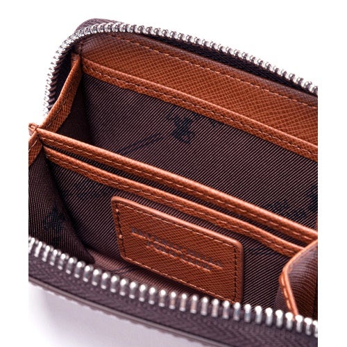 ビバリーヒルズポロクラブ コインケース メンズ ブラウン BEVERLY HILLS POLO CLUB BHG-M1003 ダークブラウン/ブラウン