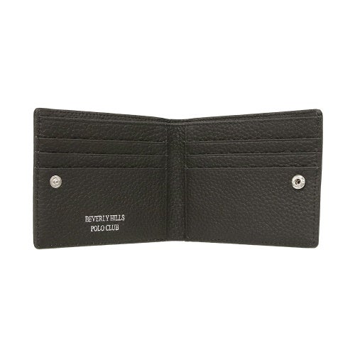 ビバリーヒルズポロクラブ 二つ折り財布 レディース ブラック BEVERLY HILLS POLO CLUB BHG-L1011 ブラック