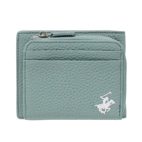 ビバリーヒルズポロクラブ 二つ折り財布 レディース ブルー BEVERLY HILLS POLO CLUB BHG-L1011 サックスブル－