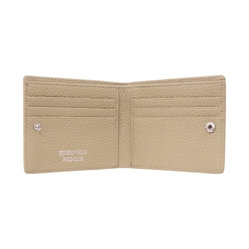 ビバリーヒルズポロクラブ 二つ折り財布 レディース ベージュ BEVERLY HILLS POLO CLUB BHG-L1011 グレ－ジュ