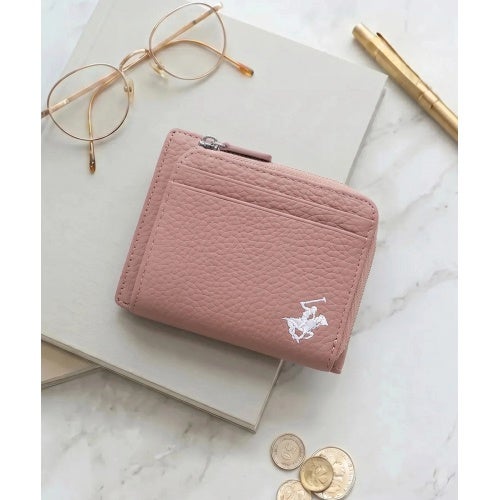 ビバリーヒルズポロクラブ 二つ折り財布 レディース ピンク BEVERLY HILLS POLO CLUB BHG-L1011 スモ－キ－ピンク