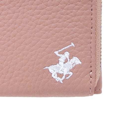 ビバリーヒルズポロクラブ 二つ折り財布 レディース ピンク BEVERLY HILLS POLO CLUB BHG-L1011 スモ－キ－ピンク