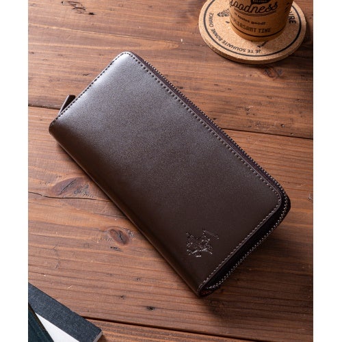 ビバリーヒルズポロクラブ 長財布 メンズ ブラウン BEVERLY HILLS POLO CLUB BHG-M1001 ダークブラウン/ブラウン