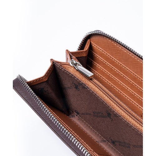 ビバリーヒルズポロクラブ 長財布 メンズ ブラウン BEVERLY HILLS POLO CLUB BHG-M1001 ダークブラウン/ブラウン