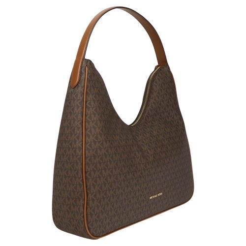 マイケルコース ハンドバッグ レディース Nayla Medium Signature Logo Shoulder Bag ブラウン MICHAEL KORS 35F5G5ZL6B BROWN