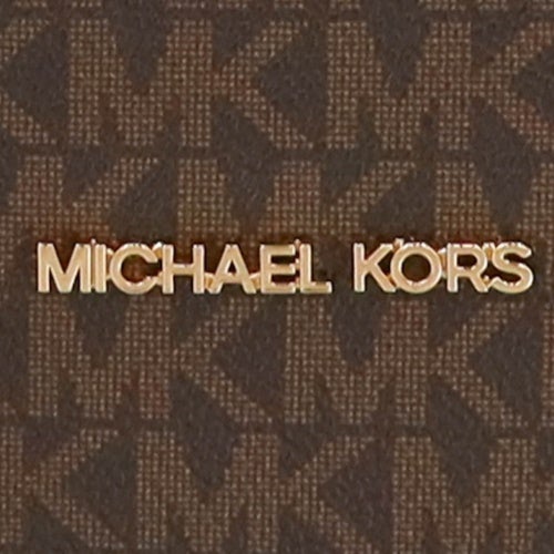 マイケルコース ハンドバッグ レディース Nayla Medium Signature Logo Shoulder Bag ブラウン MICHAEL KORS 35F5G5ZL6B BROWN