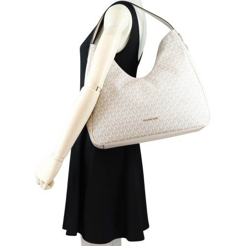 マイケルコース ハンドバッグ レディース Nayla Medium Signature Logo Shoulder Bag ホワイト MICHAEL KORS 35F5G5ZL6B LT CRM MULTI