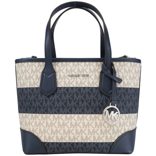 マイケルコース ハンドバッグ レディース Eva XS Signature Logo Convertible Crossbody ネイビー MICHAEL KORS 35S6SV0T0I NAVY