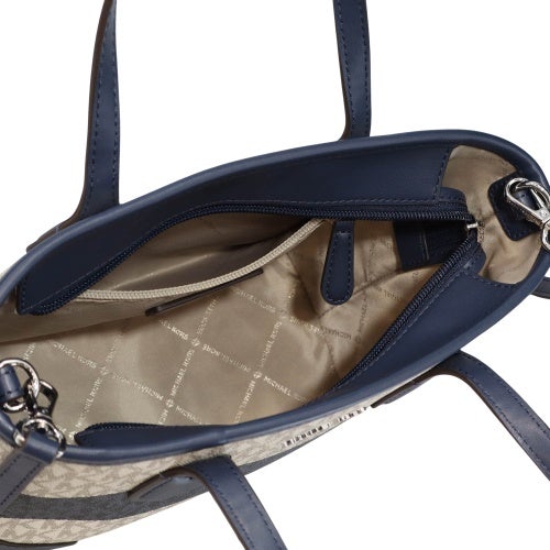 マイケルコース ハンドバッグ レディース Eva XS Signature Logo Convertible Crossbody ネイビー MICHAEL KORS 35S6SV0T0I NAVY
