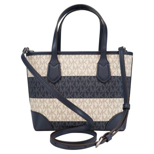 マイケルコース ハンドバッグ レディース Eva XS Signature Logo Convertible Crossbody ネイビー MICHAEL KORS 35S6SV0T0I NAVY