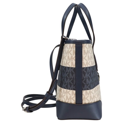 マイケルコース ハンドバッグ レディース Eva XS Signature Logo Convertible Crossbody ネイビー MICHAEL KORS 35S6SV0T0I NAVY