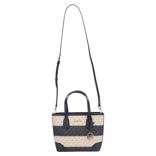 マイケルコース ハンドバッグ レディース Eva XS Signature Logo Convertible Crossbody ネイビー MICHAEL KORS 35S6SV0T0I NAVY