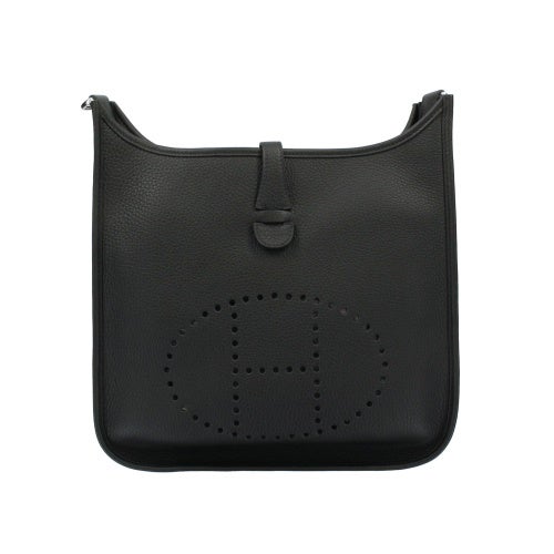 エルメス エブリンIII ノアール トリヨンクレマンス シルバー金具 K刻印 ショルダーバッグ レディース エブリンIII HERMES Evelyne PM