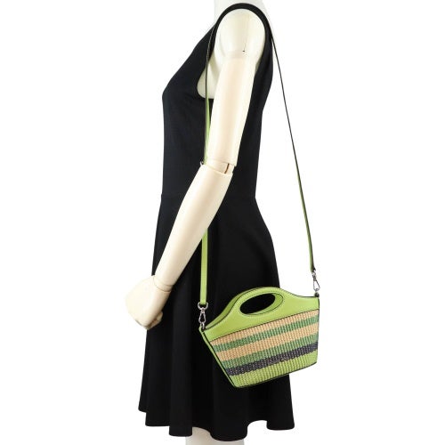 マイケルコース ショルダーバッグ レディース TATUM クロスボディ スモール グリーン MICHAEL KORS 35S6STAC1W LIME