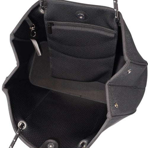 ウィローベイ ショルダーバッグ レディース Daydreamer Neoprene Tote ブラック WILLOW BAY 1016 Black Denim