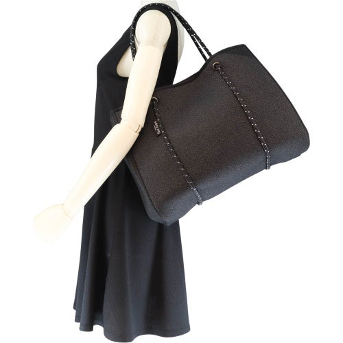 ウィローベイ ショルダーバッグ レディース Daydreamer Neoprene Tote ブラック WILLOW BAY 1016 Black Denim