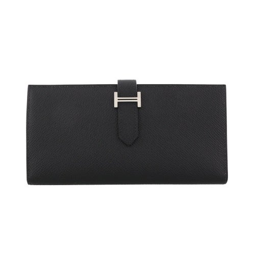 エルメス ベアン コンパクト SO-BLACK ヴォーマダム K刻印 HERMES