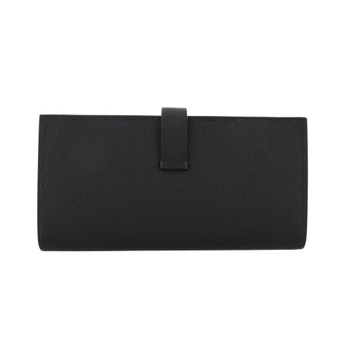 エルメス ベアンスフレ エプソン ブラック シルバー金具 G刻印 HERMES Bearn Soufflet