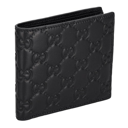 グッチ 二つ折り財布 レディース GGエンブレム コインウォレット ブラック GUCCI 850177 AAFDV 1000