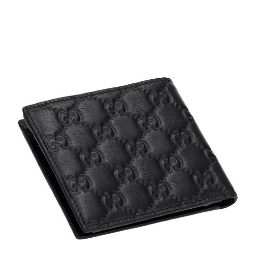 グッチ 二つ折り財布 レディース GGエンブレム コインウォレット ブラック GUCCI 850177 AAFDV 1000