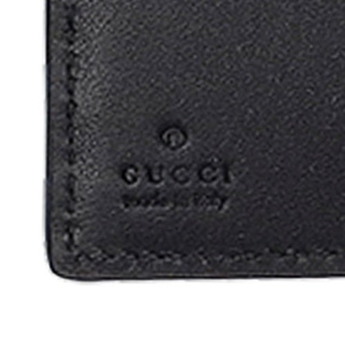 グッチ 二つ折り財布 レディース GGエンブレム コインウォレット ブラック GUCCI 850177 AAFDV 1000