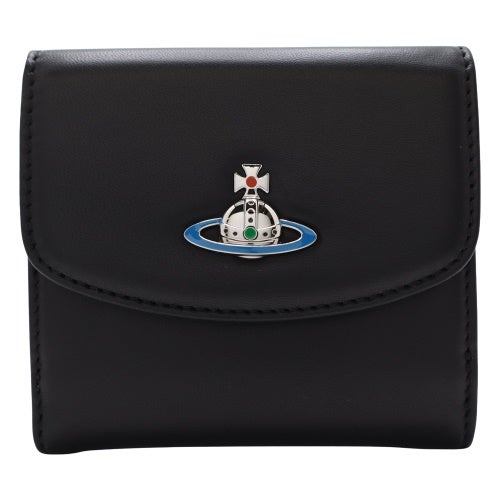 ヴィヴィアンウエストウッド 二つ折り財布 レディース ブラック Vivienne Westwood 51150003 L001L N403 BLACK