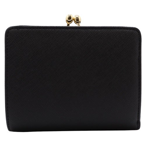 ヴィヴィアンウエストウッド がま口 二つ折り財布 レディース ブラック Vivienne Westwood 5115002XW S000B N402 BLACK 3D ORB