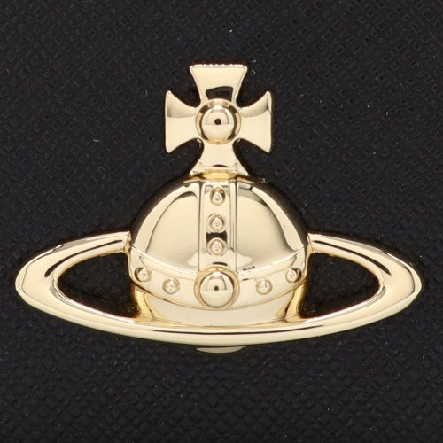 ヴィヴィアンウエストウッド 二つ折り財布 レディース ブラック Vivienne Westwood 51150030W S000B N402 BLACK 3D ORB