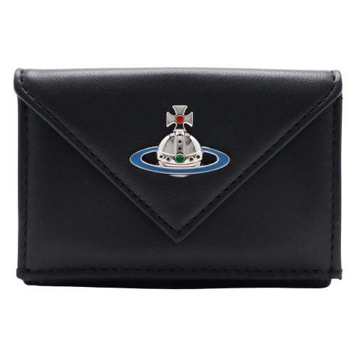 ヴィヴィアンウエストウッド 三つ折り財布 レディース ブラック Vivienne Westwood 51150009 L001L N403 BLACK