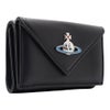 ヴィヴィアンウエストウッド 三つ折り財布 レディース ブラック Vivienne Westwood 51150009 L001L N403 BLACK