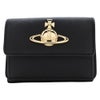 ヴィヴィアンウエストウッド 三つ折り財布 レディース ブラック Vivienne Westwood 5115002TW S000B N402 BLACK 3D ORB