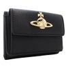 ヴィヴィアンウエストウッド 三つ折り財布 レディース ブラック Vivienne Westwood 5115002TW S000B N402 BLACK 3D ORB