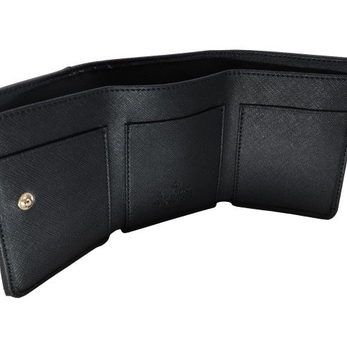 ヴィヴィアンウエストウッド 三つ折り財布 レディース ブラック Vivienne Westwood 5115002TW S000B N402 BLACK 3D ORB
