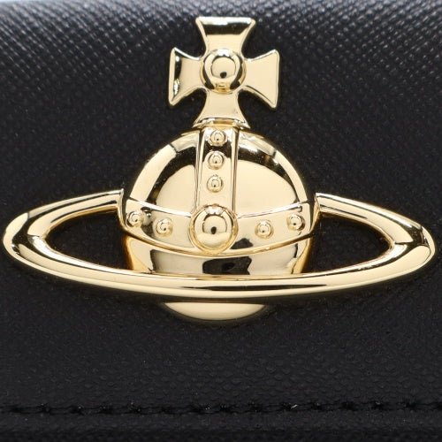 ヴィヴィアンウエストウッド 三つ折り財布 レディース ブラック Vivienne Westwood 5115002TW S000B N402 BLACK 3D ORB