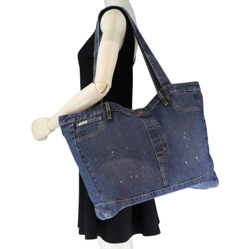 ゲス トートバッグ レディース ミニオン GJ X Minions Denim Tote Bag