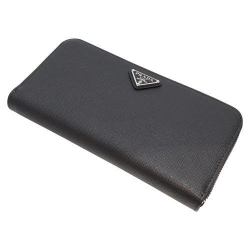 プラダ 長財布 レディース SAFFIANO TRIANGOLO ブラック PRADA 1ML506 QHH F0632 NERO 1