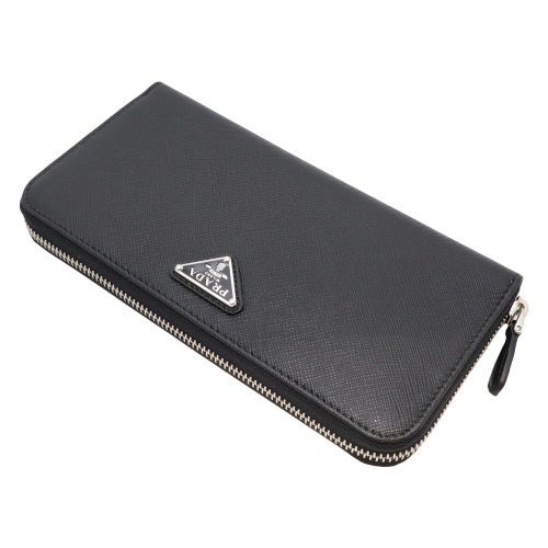 プラダ 長財布 レディース SAFFIANO TRIANGOLO ブラック PRADA 1ML506 QHH F0632 NERO 1