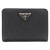 プラダ 二つ折り財布 レディース SAFFIANO TRIANGOLO ブラック PRADA 1ML018 QHH F0632 NERO 1