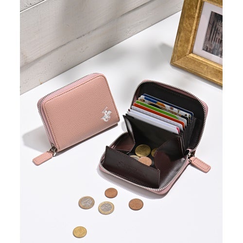 ビバリーヒルズ ポロクラブ 二つ折り財布 レディース ピンク BEVERLY HILLS POLO CLUB BHG-L1006 スモ－キ－ピンク