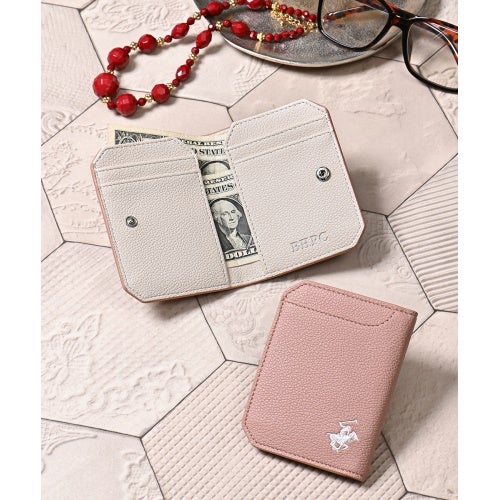 ビバリーヒルズ ポロクラブ 二つ折り財布 レディース ピンク BEVERLY HILLS POLO CLUB BHG-L1007 スモ－キ－ピンク