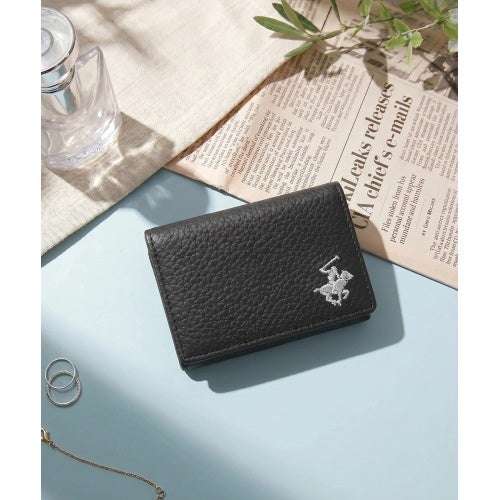 ビバリーヒルズ ポロクラブ 三つ折り財布 レディース ブラック BEVERLY HILLS POLO CLUB BHG-L1012