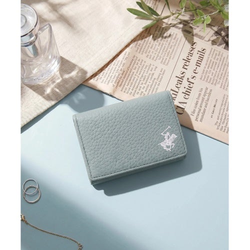 ビバリーヒルズ ポロクラブ 三つ折り財布 レディース ブルー BEVERLY HILLS POLO CLUB BHG-L1012 サックスブル－