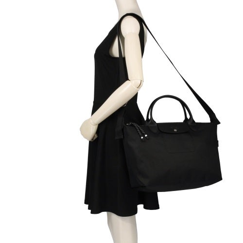 ロンシャン ショルダーバッグ レディース LE PLIAGE ENERGY M ブラック LONGCHAMP L1515 HSR 001 BLACK