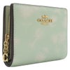 コーチ アウトレット 二つ折り財布 レディース スナップ ウォレット フローラル プリント グリーン COACH OUTLET CEC38 IMPAL