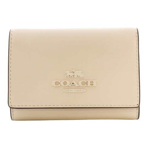 コーチ アウトレット 三つ折り財布 レディース マイクロ ウォレット ホワイト COACH OUTLET CP260 SV/HA チョーク