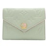ルイヴィトン 三つ折り財布 モノグラム アンプラント ポルトフォイユ・ヴィクトリーヌ グリーン LOUIS VUITTON M2A001 ミンティ