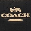 コーチ アウトレット 長財布 レディース ロング ジップ アラウンド ウォレット・キルティング ブラック COACH OUTLET CEL63 IMBLK